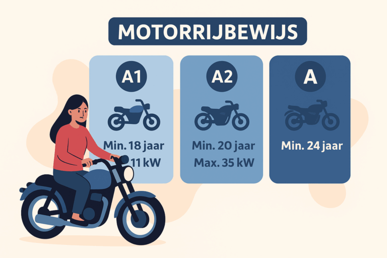Motorrijbewijs categorieën A1, A2 en A