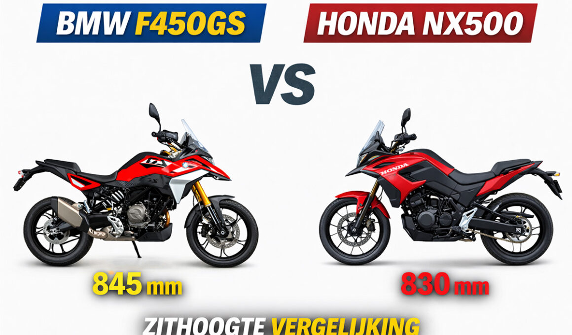 Honda NX500 vs BMW F450GS