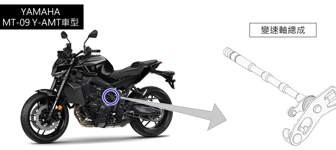 Yamaha MT-09 met automatische Y-AMT-transmissie